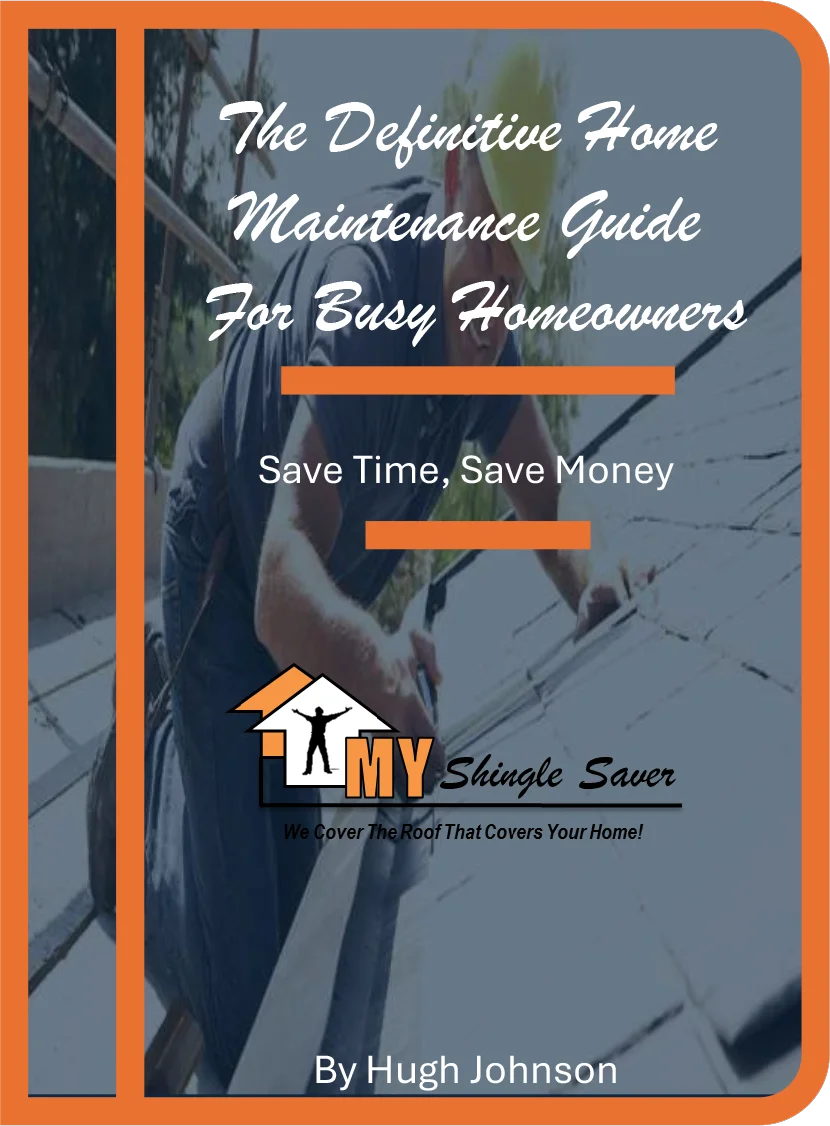 A picture of the cover of a maintenance guide for busy homeowners.